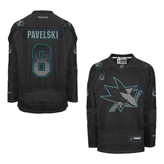 Joe Pavelski San Jose Sharks Authentic Accelerator Reebok Jersey - Black