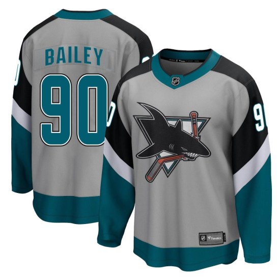 Justin Bailey San Jose Sharks Youth Breakaway 2020/21 Special Edition Fanatics Branded Jersey - Gray