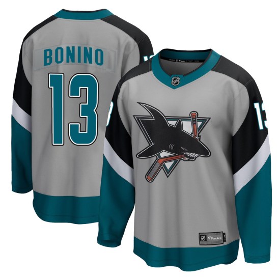 Nick Bonino San Jose Sharks Youth Breakaway 2020/21 Special Edition Fanatics Branded Jersey - Gray