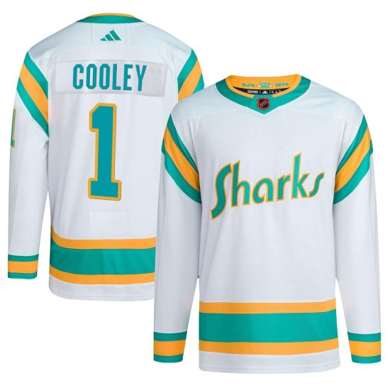 Devin Cooley San Jose Sharks Authentic Reverse Retro 2.0 Adidas Jersey - White