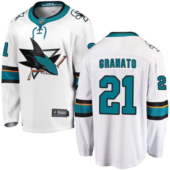 Tony Granato San Jose Sharks Breakaway Away Fanatics Branded Jersey - White