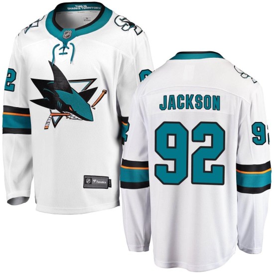 Jacob Jackson San Jose Sharks Breakaway Away Fanatics Branded Jersey - White