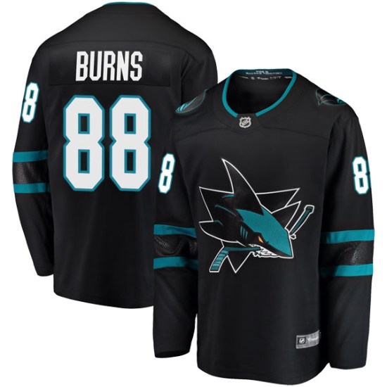 Brent Burns San Jose Sharks Youth Breakaway Alternate Fanatics Branded Jersey - Black