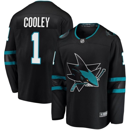 Devin Cooley San Jose Sharks Youth Breakaway Alternate Fanatics Branded Jersey - Black