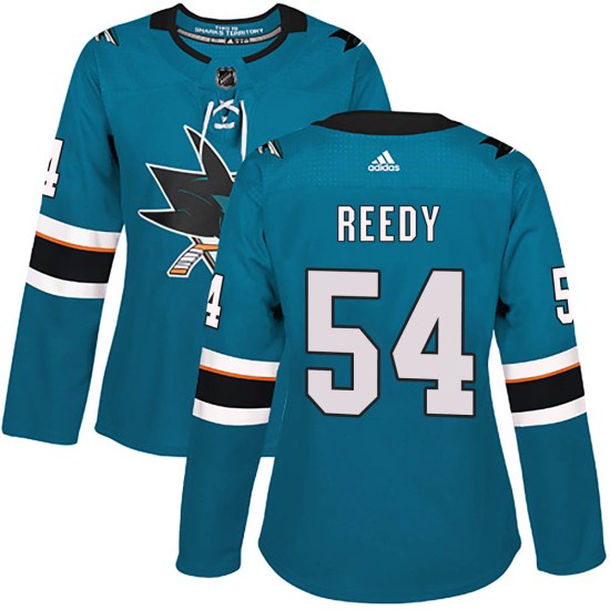 Scott Reedy San Jose Sharks Women's Authentic Home Adidas Jersey - Teal