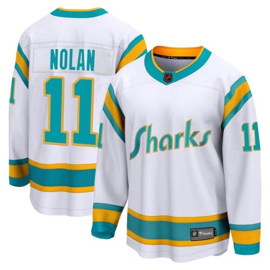 Owen Nolan San Jose Sharks Breakaway Special Edition 2.0 Fanatics Branded Jersey - White