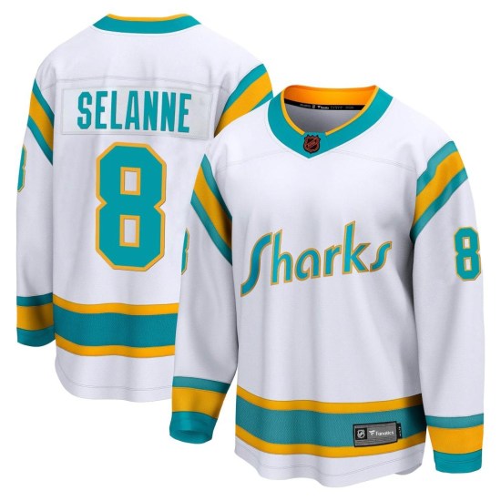 Teemu Selanne San Jose Sharks Breakaway Special Edition 2.0 Fanatics Branded Jersey - White