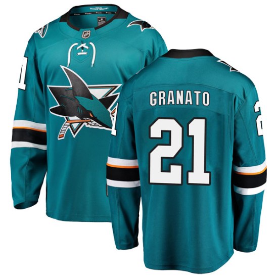 Tony Granato San Jose Sharks Breakaway Home Fanatics Branded Jersey - Teal