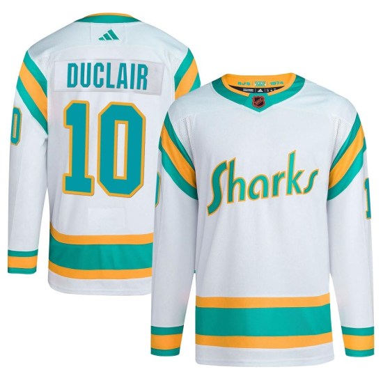 Anthony Duclair San Jose Sharks Youth Authentic Reverse Retro 2.0 Adidas Jersey - White