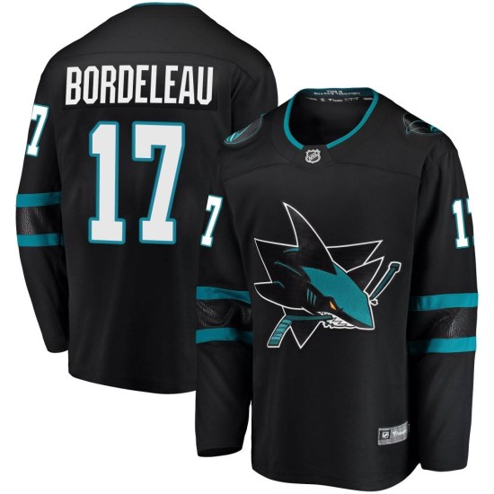 Thomas Bordeleau San Jose Sharks Breakaway Alternate Fanatics Branded Jersey - Black