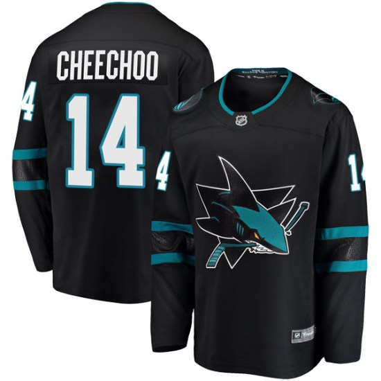 Jonathan Cheechoo San Jose Sharks Breakaway Alternate Fanatics Branded Jersey - Black