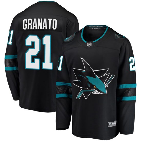 Tony Granato San Jose Sharks Breakaway Alternate Fanatics Branded Jersey - Black