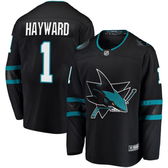 Brian Hayward San Jose Sharks Breakaway Alternate Fanatics Branded Jersey - Black