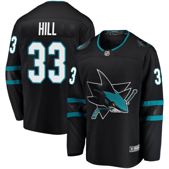 Adin Hill San Jose Sharks Breakaway Alternate Fanatics Branded Jersey - Black