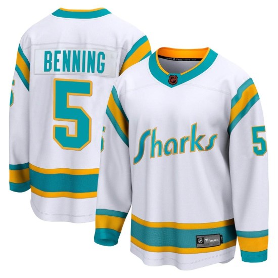 Matt Benning San Jose Sharks Youth Breakaway Special Edition 2.0 Fanatics Branded Jersey - White