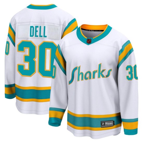 Aaron Dell San Jose Sharks Youth Breakaway Special Edition 2.0 Fanatics Branded Jersey - White