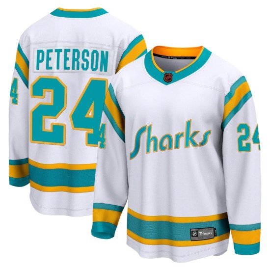 Jacob Peterson San Jose Sharks Youth Breakaway Special Edition 2.0 Fanatics Branded Jersey - White