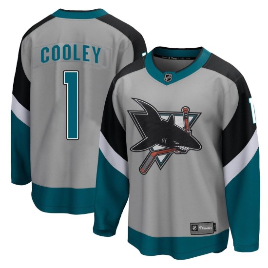 Devin Cooley San Jose Sharks Breakaway 2020/21 Special Edition Fanatics Branded Jersey - Gray