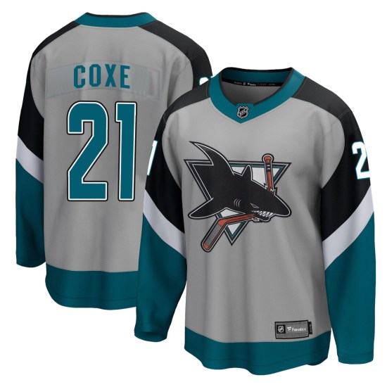 Craig Coxe San Jose Sharks Breakaway 2020/21 Special Edition Fanatics Branded Jersey - Gray