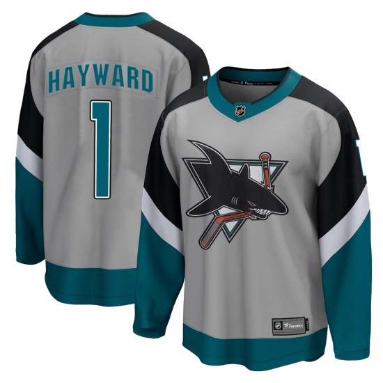Brian Hayward San Jose Sharks Breakaway 2020/21 Special Edition Fanatics Branded Jersey - Gray