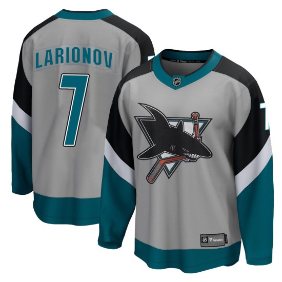 Igor Larionov San Jose Sharks Breakaway 2020/21 Special Edition Fanatics Branded Jersey - Gray